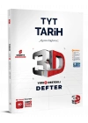 3D Yayınları TYT Tarih Video Destekli Defter