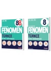 FENOMEN YAYINCILIK 8. Sınıf Türkçe B Soru Bankası + Türkçe Konu Denemeleri (2 Kitap)