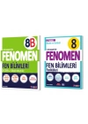 FENOMEN YAYINLARI 8. SINIF Fen Bilimleri B Soru Bankası + Fen Bilimleri 4. Fasikül (Madde Ve Endüstri) (2 KİTAP)