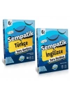 ÜNLÜLER KARMASI Sempatik 6. Sınıf Türkçe + İngilizce Soru Bankası (2 Kitap)