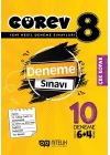 NİTELİK YAYINLARI GÖREV 8.SINIF 10 DENEME SINAVI