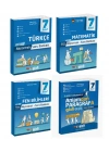 Gizli Yayınları 7. Sınıf Türkçe+Matematik+Fen Bilimleri+Paragraf Alıştırmalı Soru Bankası