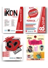 PRUVA AKADEMİ YAYINLARI 8.SINIF TÜRKÇE İKON SORU BANKASI+32 HAFTA TÜRKÇE DENEME+TÜRKÇE SORULAR KONUŞUYOR+HEDİYE