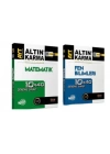 ALTIN KARMA YAYINLARI AYT MATEMATİK+AYT FEN BİLİMLERİ 40LI DENEME