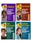 TUDEM YAYINLARI 5.SINIF DİNAMİK TÜRKÇE - MATEMATİK - FEN BİLİMLERİ - SOSYAL BİLGİLER SORU BANKASI