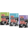 TUDEM YAYINLARI 7.SINIF BECERİ TEMELLİ TÜRKÇE - MATEMATİK - FEN BİLİMLERİ  SORU BANKASI