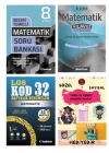 TUDEM YAYINLARI LGS MATEMATİK BECERİ TEMELLİ SORU BANKASI - MATEMATİK KLAVUZ DENEME - MATEMATİK 32 HAFTALIK DENEMELER - HEDİYE