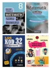 TUDEM YAYINLARI LGS MATEMATİK BECERİ TEMELLİ SORU BANKASI - MATEMATİK KLAVUZ DENEME - MATEMATİK KOD 32 DENEME - HEDİYE
