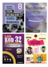TUDEM YAYINLARI LGS FEN BİLİMLERİ BECERİ TEMELLİ SORU BANKASI - FEN BİLİMLERİ KLAVUZ DENEME - FEN BİLİMLERİ 32 HAFTALIK DENEMELER - HEDİYE