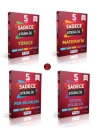Yanıt Yayınları 5.Sınıf Sadece Etkinlik Türkçe - Matematik - Fen Bilimleri  - Sosyal bilgiler