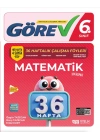NİTELİK YAYINLARI 6.SINIF GÖREV MATEMATİK 36 HAFTALIK ÇALIŞMA FÖYLERİ