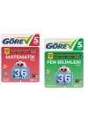 NİTELİK YAYINLARI 5.SINIF GÖREV MATEMATİK - FEN BİLİMLERİ 36 HAFTALIK ÇALIŞMA FÖYLERİ