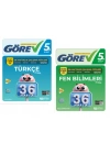 NİTELİK YAYINLARI 5.SINIF GÖREV TÜRKÇE - FEN BİLİMLERİ 36 HAFTALIK ÇALIŞMA FÖYLERİ