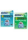NİTELİK YAYINLARI 6.SINIF GÖREV TÜRKÇE - FEN BİLİMLERİ 36 HAFTALIK ÇALIŞMA FÖYLERİ