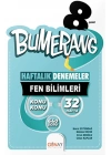 GÜNAY YAYINLARI 8. Sınıf LGS Bumerang 32 Haftalık Fen Bilimleri Denemeleri