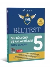BİLFEN YAYINCILIK 5.SINIF BİLTEST PRO DİN KÜLTÜRÜ VE AHLAK BİLGİSİ SORU BANKASI (YENİ MÜFREDAT)