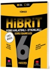 Hız Yayınları 6. Sınıf Türkçe HİBRİT Konu Anlatımlı Etkinlikli Soru Bankası