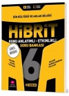 Hız Yayınları 6. Sınıf Din Kültürü ve Ahlak Bilgisi HİBRİT Konu Anlatımlı Etkinlikli Soru Bankası