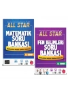 NEWTON YAYINLARI 8. SINIF ALL STAR MATEMATİK - FEN BİLİMLERİ SORU BANKASI (2 KİTAP)