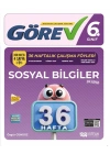 NİTELİK YAYINLARI 6.SINIF GÖREV SOSYAL BİLGİLER 36 HAFTALIK ÇALIŞMA FÖYLERİ