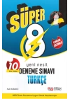 Nitelik Yayınları 8.SINIF YENİ NESİL SÜPER TÜRKÇE - MATEMATİK 10 DENEME SINAVI ( 2 Kitap )