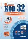 TUDEM YAYINLARI 5.SINIF MATEMATİK KOD 32 HAFTA TEKRAR TEST KİTABI