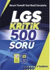 TUDEM YAYINLARI 8.SINIF LGS KRİTİK 500 SORU BANKASI