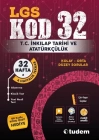 TUDEM YAYINLARI 8.SINIF LGS T.C.İNKİLAP TARİHİ KOD 32  TEKRAR TEST KİTABI
