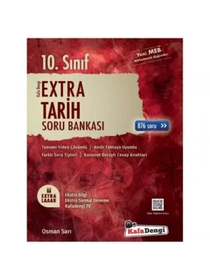 KAFA DENGİ YAYINLARI 10.SINIF TARİH SORU BANKASI EXTRA