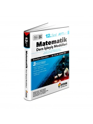AYDIN YAYINLARI 12.SINIF MATEMATİK DERS İŞLEYİŞ MODÜLLERİ