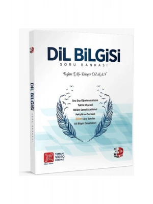 3D Yayınları Dil Bilgisi Tamamı Video Çözümlü Soru Bankası