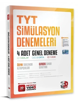 3D TYT 4lü Simülasyon Genel Denemeleri