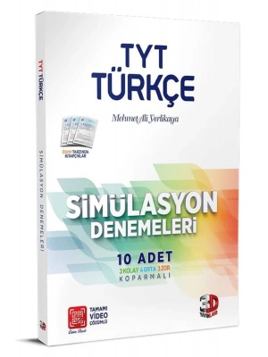 3D Tyt Türkçe Tamamı Video Çözümlü Simülasyon Denemeleri