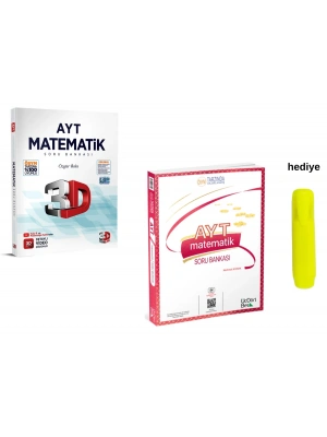 3D Ve Üçdörtbeş Ayt Matematik Soru Bankası Seti Yeni
