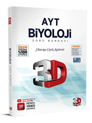 3D Yayınları AYT Biyoloji Soru Bankası