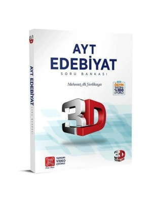 3d Yayınları Ayt Edebiyat Soru Bankası