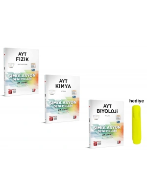 3D Yayınları AYT Fizik Kimya Biyoloji Simülasyon Deneme Seti