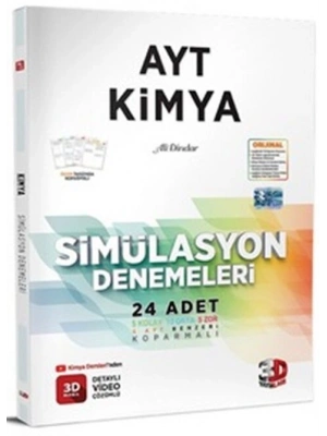 3D Yayınları AYT Kimya Simülasyon 24 Deneme