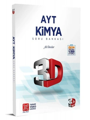3d Yayınları Ayt Kimya Soru Bankası