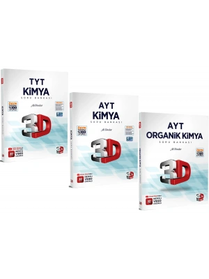 3D Yayınları TYT AYT Kimya Soru Bankası Seti