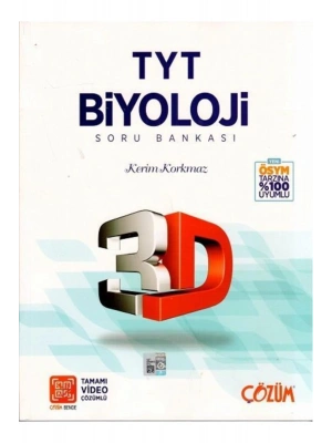 3d Yayınları Tyt Biyoloji 3d Soru Bankası