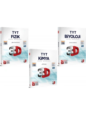 3D Yayınları TYT Fen Bilimleri Soru Bankası Seti