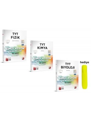 3D Yayınları Tyt Fizik Kimya Biyoloji Simülasyon Deneme Seti