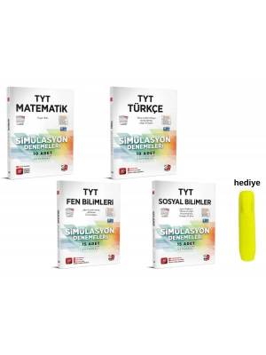 3D Yayınları Tyt Matematik Fen Türkçe Sosyal Simülasyon Deneme Seti