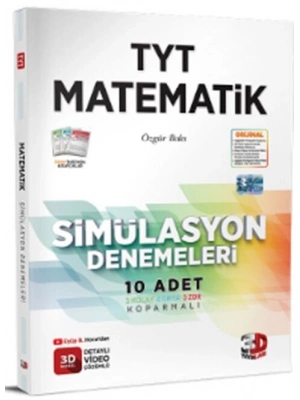3D Yayınları TYT Matematik Simülasyon 10 Deneme
