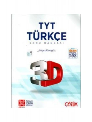 3d Yayınları Tyt Türkçe Soru Bankası