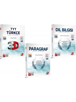 3D Yayınları TYT Türkçe Soru Bankası Seti
