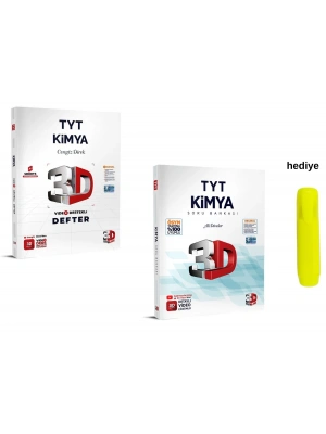 3D Yayınları Tyt Video Destekli Kimya Defter ve Soru Bankası Seti
