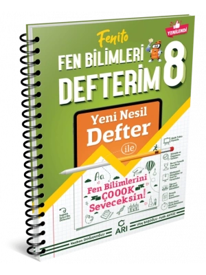 ARI YAYINLARI 8. Sınıf Fenito Fen Bilimleri Defterim