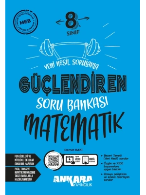 ANKARA YAYINCILIK 8. Sınıf Matematik Güçlendiren Soru Bankası